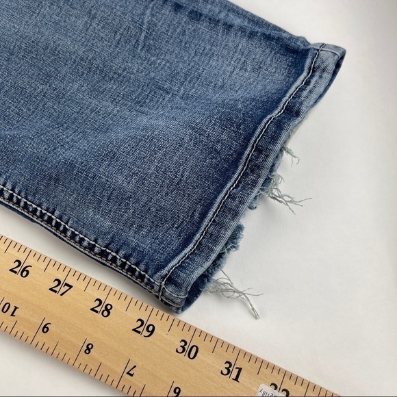 Est 1946 Denim Jeans Womens 10 Comtemporary Blue Denim Distressed - Picture 9 of 12